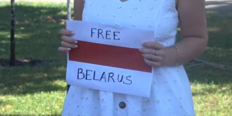 Protest la Chișinău: Condamnăm situația de la Minsk. Manifestanții au scandat „Rușine”