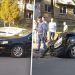 Accident în lanț pe o stradă din Capitală: 4 automobile, avariate