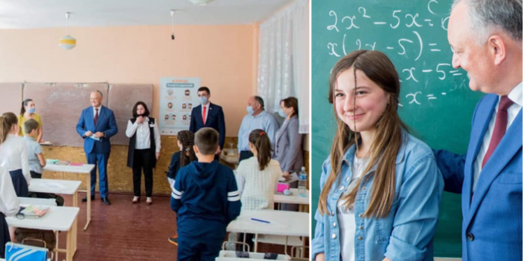 Ministrul Educației condamnă comportamentul lui Dodon: Prin gesturi sfidătoare se subminează autoritatea statului democratic