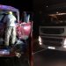 Accident nocturn la Căuşeni între două camioane. Un șofer, prins între fiare | VIDEO