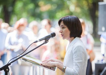 Maia Sandu a fost înregistrată de CEC în cursa prezidențială