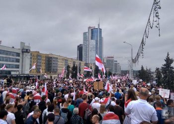 Noi proteste în Belarus: Zeci de mii de oameni au continuat să ceară demisia lui Alexandr Lukaşenko | VIDEO