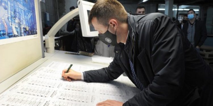 Началась печать бюллетеней для голосования на президентских выборах