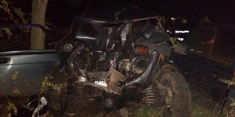 Смертельное ДТП В Леово: Авто превратилось в груду металла после столкновения с деревом