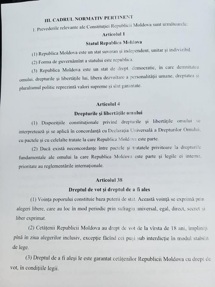 Prevederi ale Codului electoral, contestate la CC. „Igor Dodon utilizează resursele statului în interes personal, încălcând flagrant Constituția”