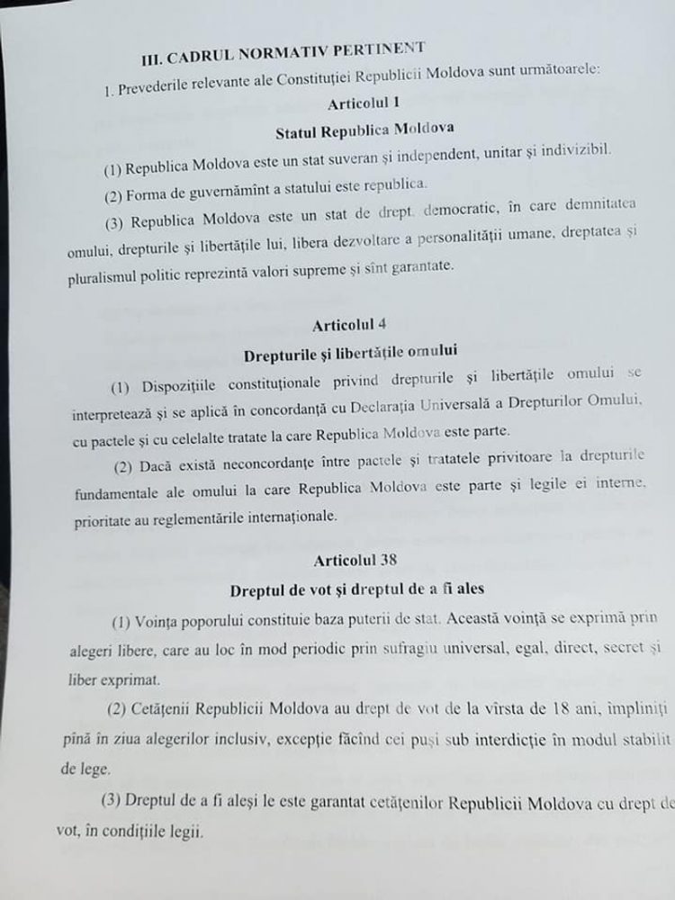 Prevederi ale Codului electoral, contestate la CC. „Igor Dodon utilizează resursele statului în interes personal, încălcând flagrant Constituția”