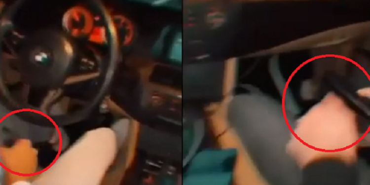 Cu o mână ții volanul, cu alta împuști: Polițiștii au identificat tinerii cu pistoale și BMW. Ce riscă aceștia