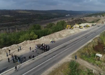 A plecat Dodon, au dispărut și muncitorii: „Șantierul” unde a avut loc lansarea lui Dodon, pustiit