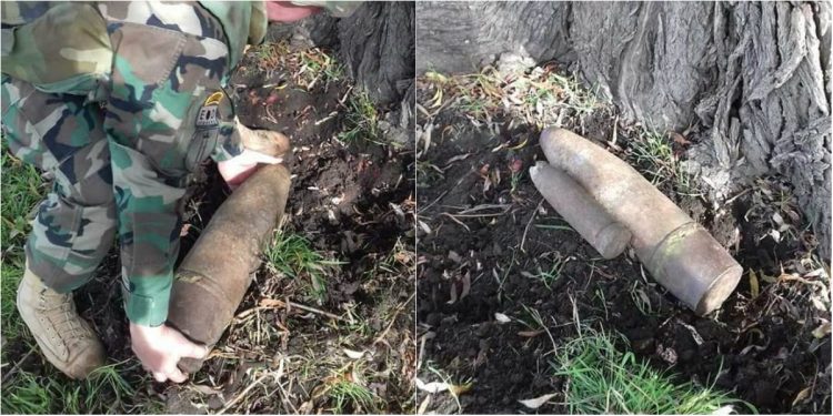 Proiectile din perioada războiului, găsite la marginea unei păduri din Ialoveni