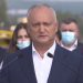 Igor Dodon s-a lansat în campania electorală în calitate de candidat independent, dar însoțit de numeroși membri socialiști | VIDEO