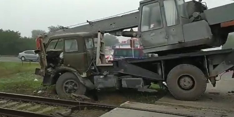 Accident pe calea ferată: Un bărbat a ajuns la spital