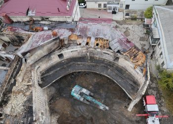 Imagini sumbre: Cum arată Filarmonica Națională după demontare  | FOTO