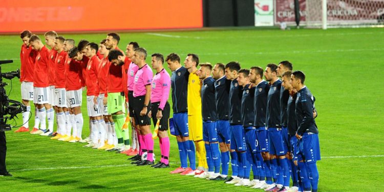 Вчера состоялся футбольный матч между Молдовой и Россией