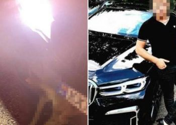 „Diseară mâncăm cald” – asta a scris un tânăr la poza cu un câine pe care l-a călcat cu BMW-ul său, postată pe rețele