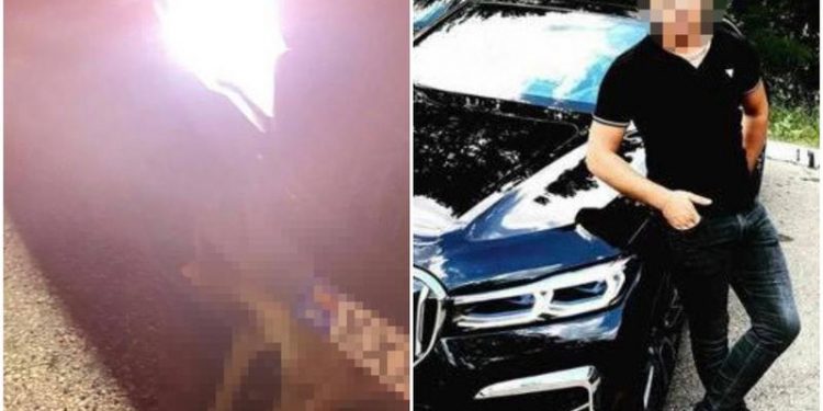 „Diseară mâncăm cald” – asta a scris un tânăr la poza cu un câine pe care l-a călcat cu BMW-ul său, postată pe rețele