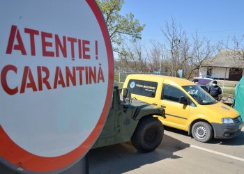 Un sat din Moldova intră în carantină pentru două săptămâni