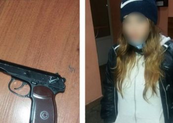 Cu arma la plimbare. Ce a povestit tânăra din Anenii Noi oamenilor legii | VIDEO