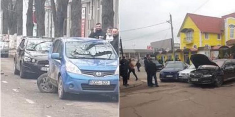 Detalii de la carambolul de la Soroca. Cum a avut loc accidentul în care 5 mașini au fost avariate