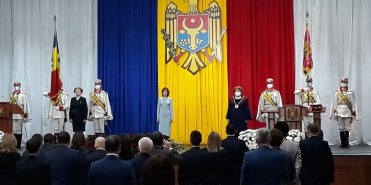Maia Sandu, învestită în funcția de președinte al Republicii Moldova