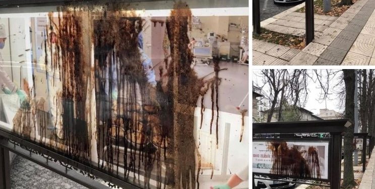 В Кишиневе неизвестные снова испортили выставку фотографий врачей скорой помощи. Что сделала мэрия?