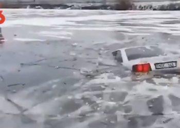 Маркетинговый ход? Владелец «затонувшего» авто намерен его продать | VIDEO