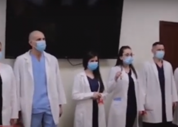 Urarea adresată tuturor lucrătorilor medicali: Departamentul COVID de la Spitalul Republican ”Timofei Moșneaga” a creat o atmosferă de sărbătoare pentru colegii | VIDE