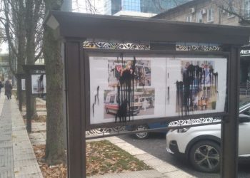 „Eu le spun teroriști”. Declarațiile tânărului reținut, care a vandalizat expoziția cu fotografiile medicilor | VIDEO