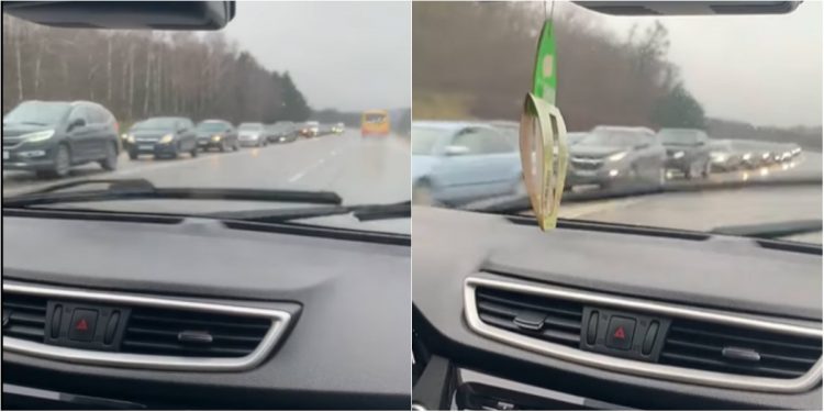 Moldovenii „evadează” la țară de Crăciun! Ambuteiaje kilometrice pe trasee | VIDEO