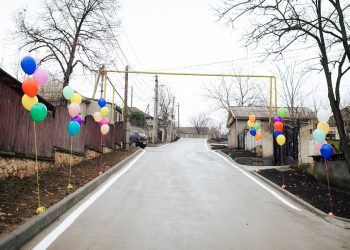 Echipa lui Ilan Șor de la Orhei a finalizat renovarea a încă două străzi, conform unei noi tehnici de betonare