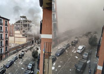 Explozie puternică în Madrid. Sunt victime