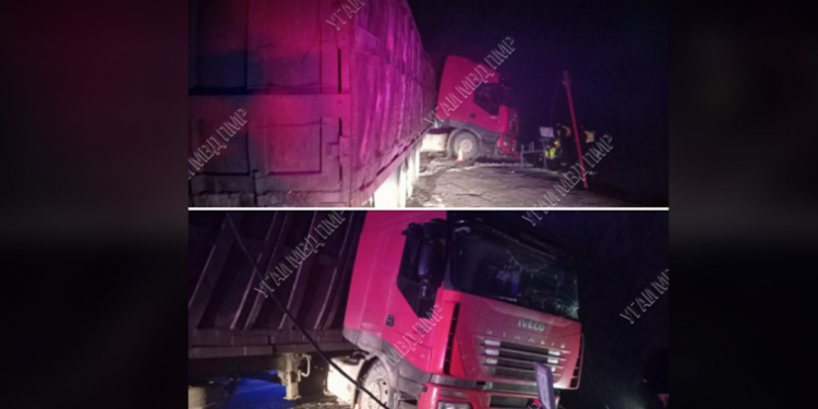 Un șofer a intrat cu camionul într-un post de pacificatori ruși din regiunea transnistreană