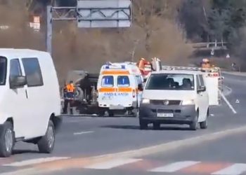 Вблизи Оргеева перевернулся грузовик