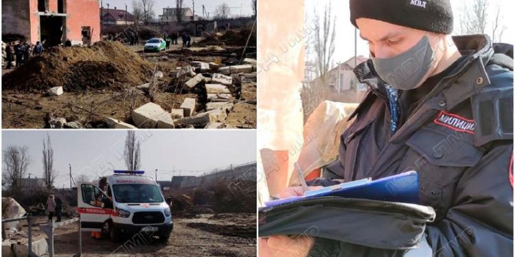 Un bărbat a fost zdrobit de o placă de beton pe un șantier de construcții, la Tiraspol