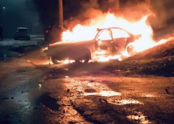 Accident teribil pe șoseaua Muncești din capitală: Un bărbat a murit, mașina a luat foc