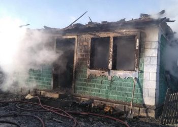 Incendiu puternic la Soroca: O locuință a fost distrusă de flăcări în totalitate | FOTO