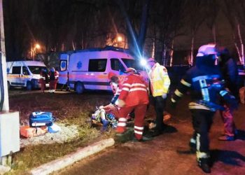 Pacienți și medic, arși de vii într-un spital din Ucraina. Versiunea preliminară a incendiului | VIDEO