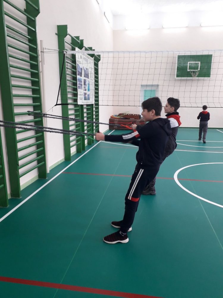 Sala de sport a gimnaziului de la Ivancea, Orhei, renovată în cadrul unui proiect susținut de echipa lui Ilan Șor și BRD