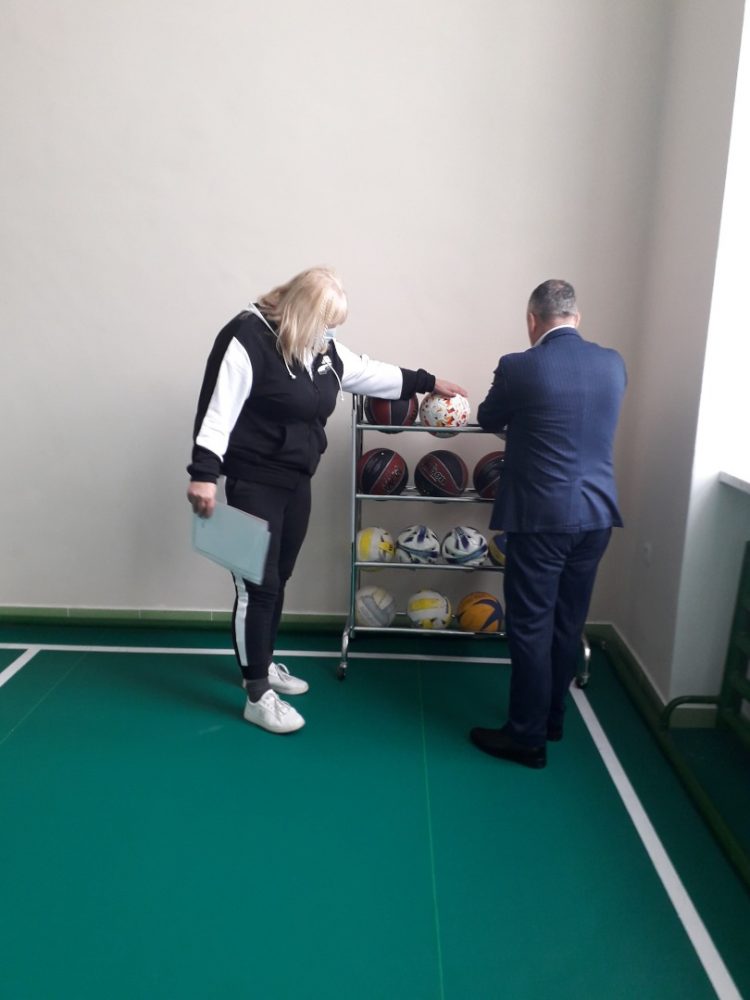 Sala de sport a gimnaziului de la Ivancea, Orhei, renovată în cadrul unui proiect susținut de echipa lui Ilan Șor și BRD