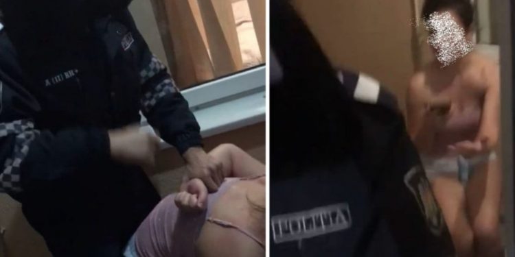 Caz ieșit din comun în Chișinău: O tânără și-a ținut „ostatici” oaspeții, dar și polițiștii veniți la chemare
