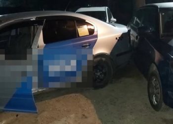 Un taximetrist a vrut să scape de polițiști, dar a ajuns la spital