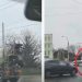 Șofer, impus de un polițist să strângă pietrișul căzut din autobetonieră | VIDEO