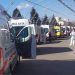 Coloană de ambulanțe, surprinsă la Centrul COVID-19 de la Moldexpo