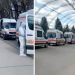 Imagine zguduitoare de la Moldexpo! Cel puțin 20 de ambulanțe, cu pacienți suspecți la COVID-19, stau în rând | VIDEO