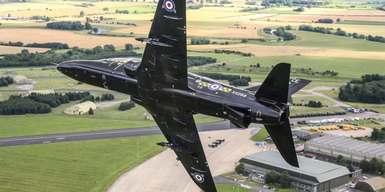 Военный самолет разбился в Великобритании