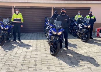 Polițiștii la datorie pe două roți: șapte motociclete de model YAMAHA au fost donate angajaților INSP | VIDEO