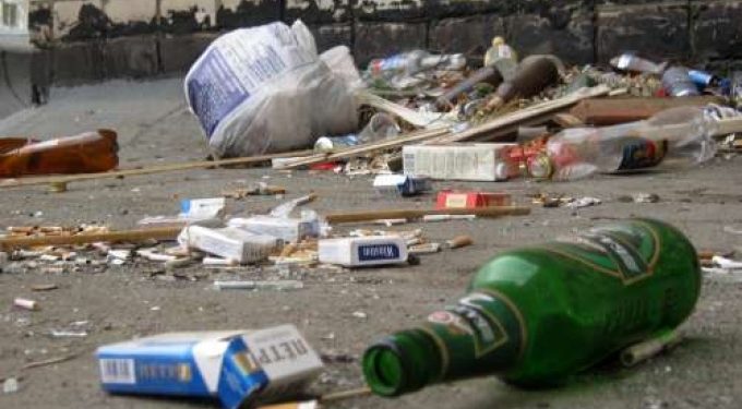 В столице предусмотрены более суровые штрафы для тех, кто будет мусорить