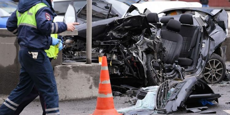 Un vlogger moldovean ar fi produs un accident grav în Moscova. Tânărul susține că nu el era la volan | VIDEO