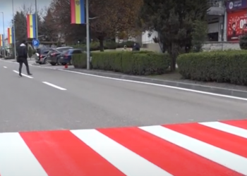 «Va fi frumos și curat, ca de sărbătoare»: A început reînnoirea marcajelor rutiere de pe drumurile din municipiul Orhei | VIDEO