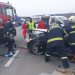 Un bărbat de 55 de ani a murit după ce mașina pe care o conducea s-a tamponat cu un autocamion | FOTO