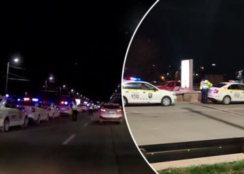 Filtru din zeci de echipaje de poliție pe Viaduct au verificat respectarea restricțiiei de circulație impusă după 23:00 | VIDEO